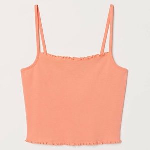Orange cropped cami🦋